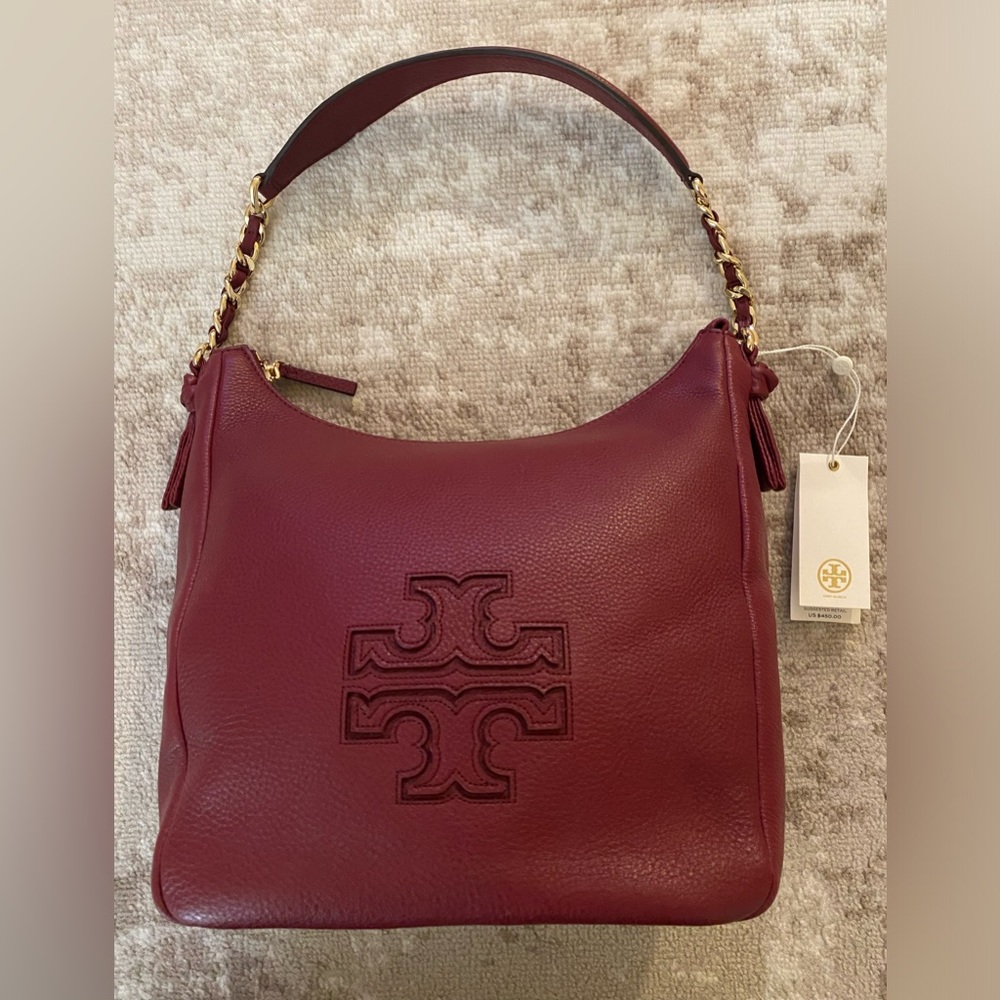 Tory Burch Harper zip hobo bag